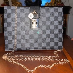 Louis Vuitton Damien  graphite clutch/crossbody
